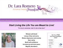 Tablet Screenshot of drlararomero.com